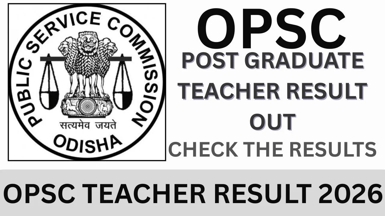 OPSC TEACHER RESULT 2026