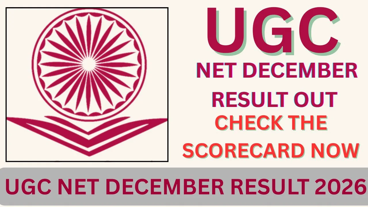 UGC NET DECEMBER RESULT 2026